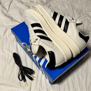 Adidas Sambas XLG Cream White Core Black, Size 10